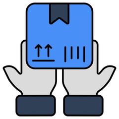 Premium download icon of parcel handling 