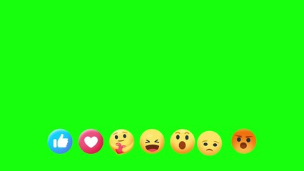 Emoji Reactions for Social media element