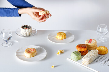 A variety of snacks