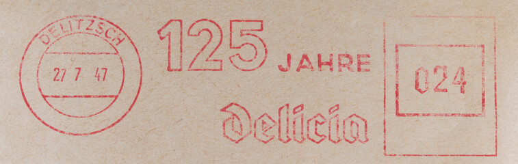 stamp briefmarke stempel gestempelt frankiert fankierung cancel cancellation red rot papier paper...