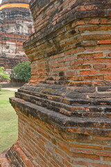 Wallpaper form Brick Ayutthaya ancient textured history