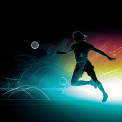 Modern Sport Background, made with an generative AI
