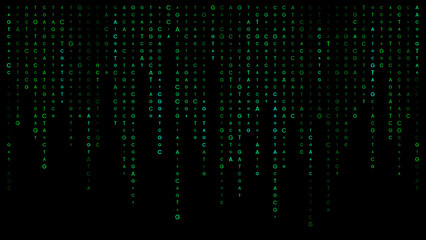 AGCT genomic data visualization background