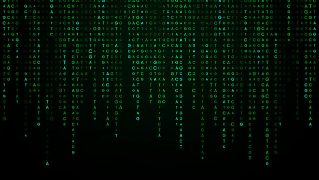 AGCT genomic data visualization background