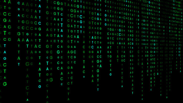 AGCT genomic data visualization background