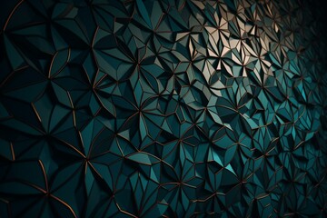 Modern geometric pattern wallpaper with abstract design. Generative AI