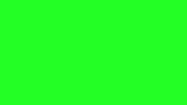 Grunge transition on the black and green screen background. Stop motion animation. More elements in our portfolio.