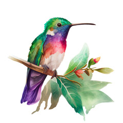 Hummingbird  Watercolor Clipart, Hummingbird  Clipart