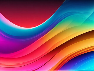 Abstract colorful background, bright and wave banner 