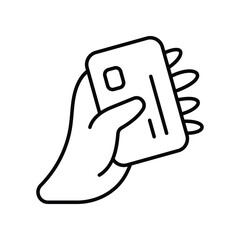 Per By Card icon stock illustration.