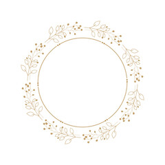 Floral Frame Illustration