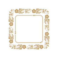Floral Frame Illustration