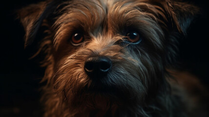 Naklejka premium cute dog