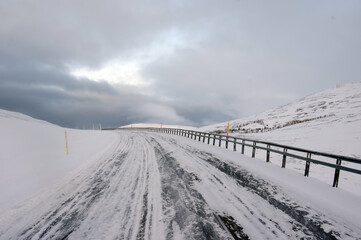 Obraz premium strada islandese, golden ring