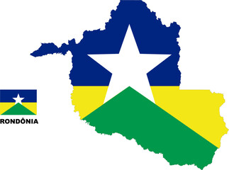 RONDÔNIA FLAG MAP