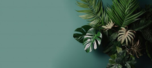 monstera plant summer, with generative  ai
