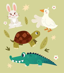 Vector animal illustrations