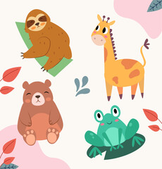 Vector animal illustrations