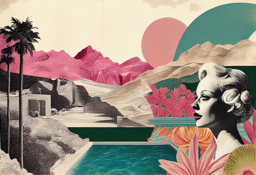 Retro stylefashion woman wearing trendy sunglasses. Pin up girl