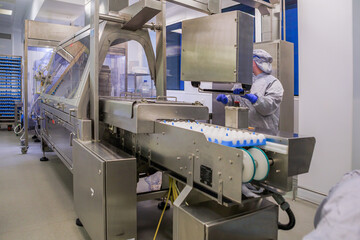 Special equipment in big vaccine manufacture.
