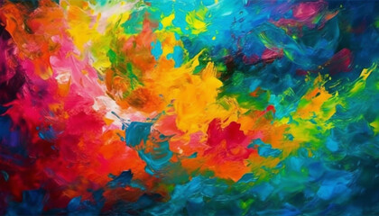 abstract impressionism color background