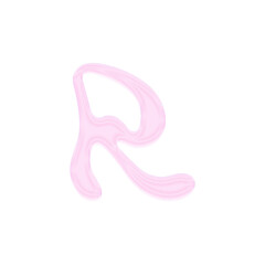 3D Fluid Alphabet R