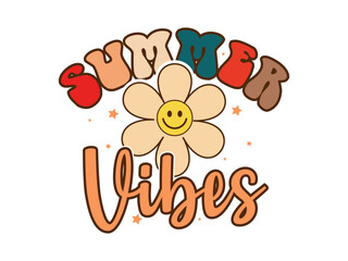 Summer mom groovy design