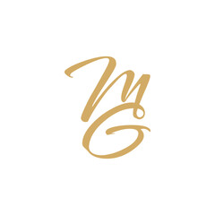  Letters MG Logo Design 010