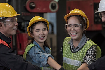 workers at work. workers in warehouse