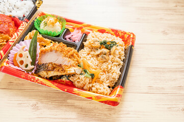 あさりの炊込みご飯弁当