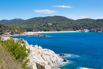 Fosca beach in the municipality of Palam&oacute;s on the Catalan Costa Brava, Spain.