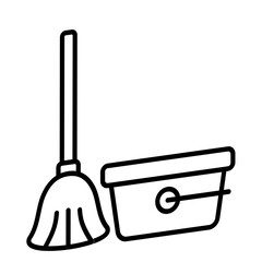 Floor Mop Icon