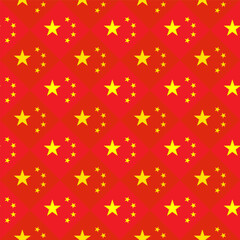 chinese flag pattern design. vector illustration
