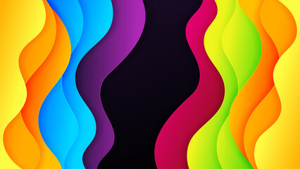 Abstract background soft gradient color and dynamic shadow on background .Vector background for wallpaper,banner. Eps 10