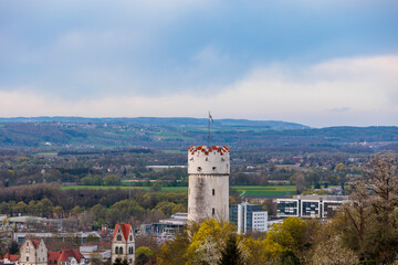 The Mehlsack, originally called White Tower near St. Michael is a fortified tower in Ravensburg built around 1425