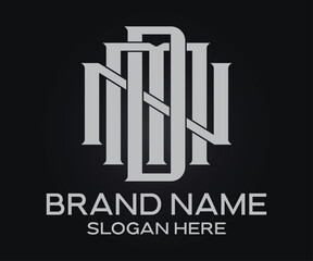 modern minimalist letter brand identity