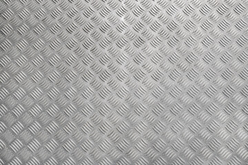 Background for industrial design - metal embossed anti-slip plate on the floor