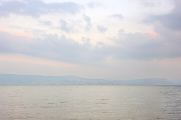 Sea of Galilee (Kinneret), the largest freshwater lake in Israel