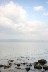 Sea of Galilee (Kinneret), the largest freshwater lake in Israel