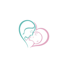 Fototapeta na wymiar Baby healthcare logo design 