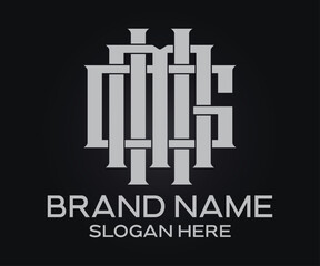 modern minimalist letter brand identity