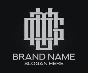 modern minimalist letter brand identity