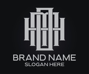 modern minimalist letter brand identity