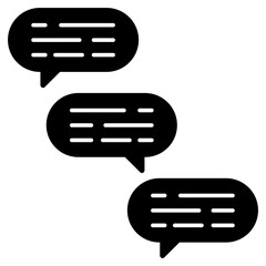 Trendy vector design of chatting 