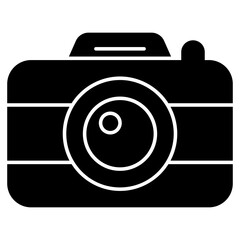 A unique design icon of camera 