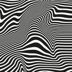 Black and White Waves: Monochrome Patterns