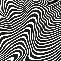 Black and White Waves: Monochrome Patterns