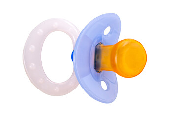 isolated baby dummy over transparent background