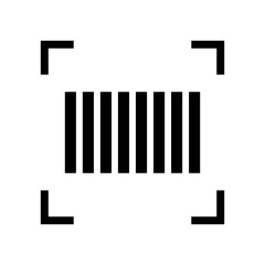 Barcode scanning icon. Barcode reading. Product barcode. Vector.