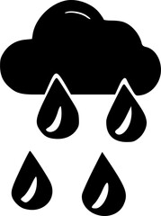 heavy rain icon vector symbol design illustration